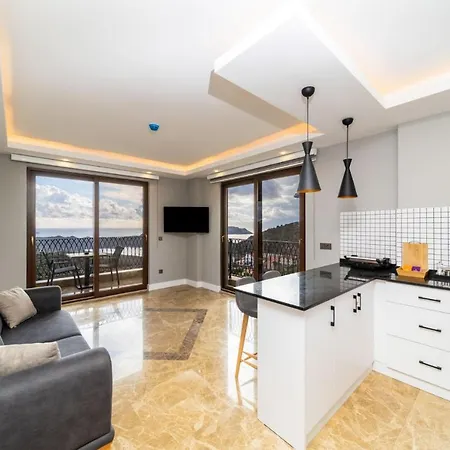Full Furnished Flat With Sea View In Antalya * Kaş